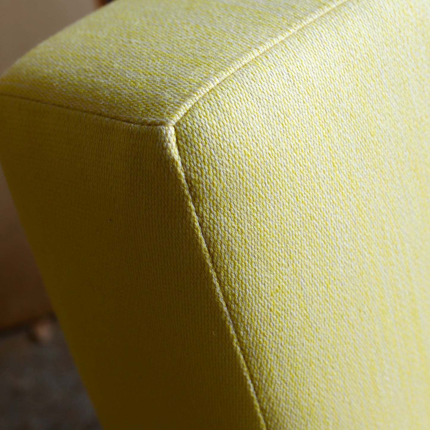 Upholstered Easy Armchair-Limited Edition Yellow