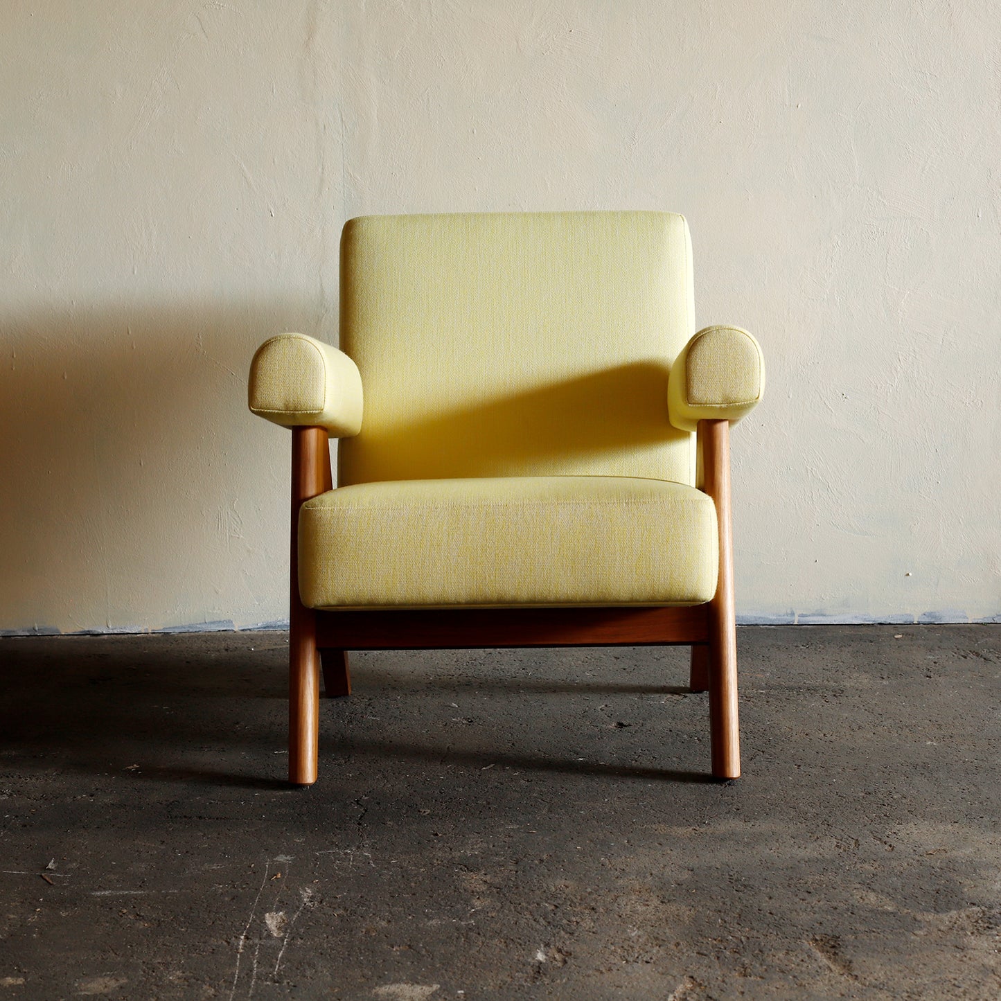 Upholstered Easy Armchair-Limited Edition Yellow