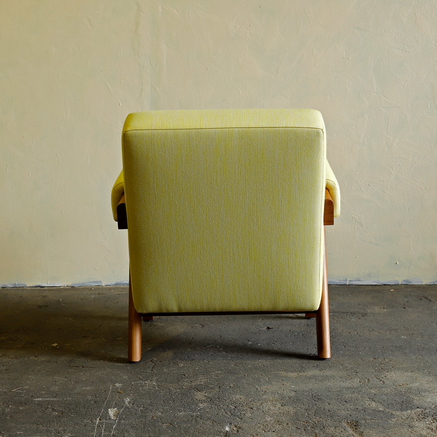 Upholstered Easy Armchair-Limited Edition Yellow