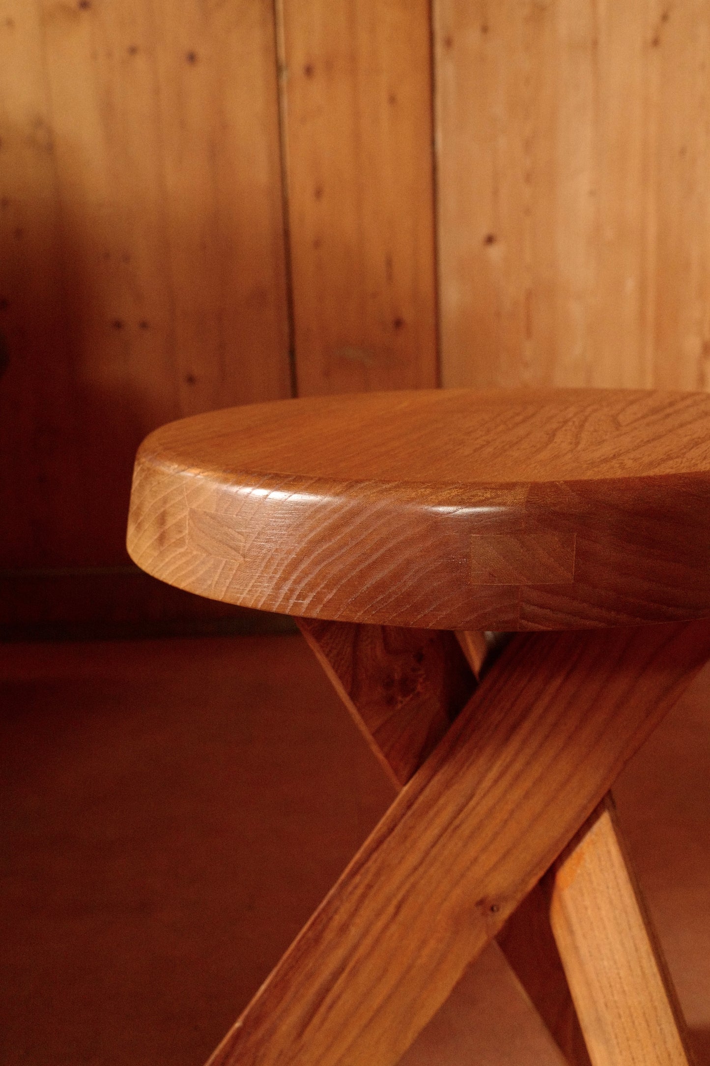 Vintage Round Stool S31