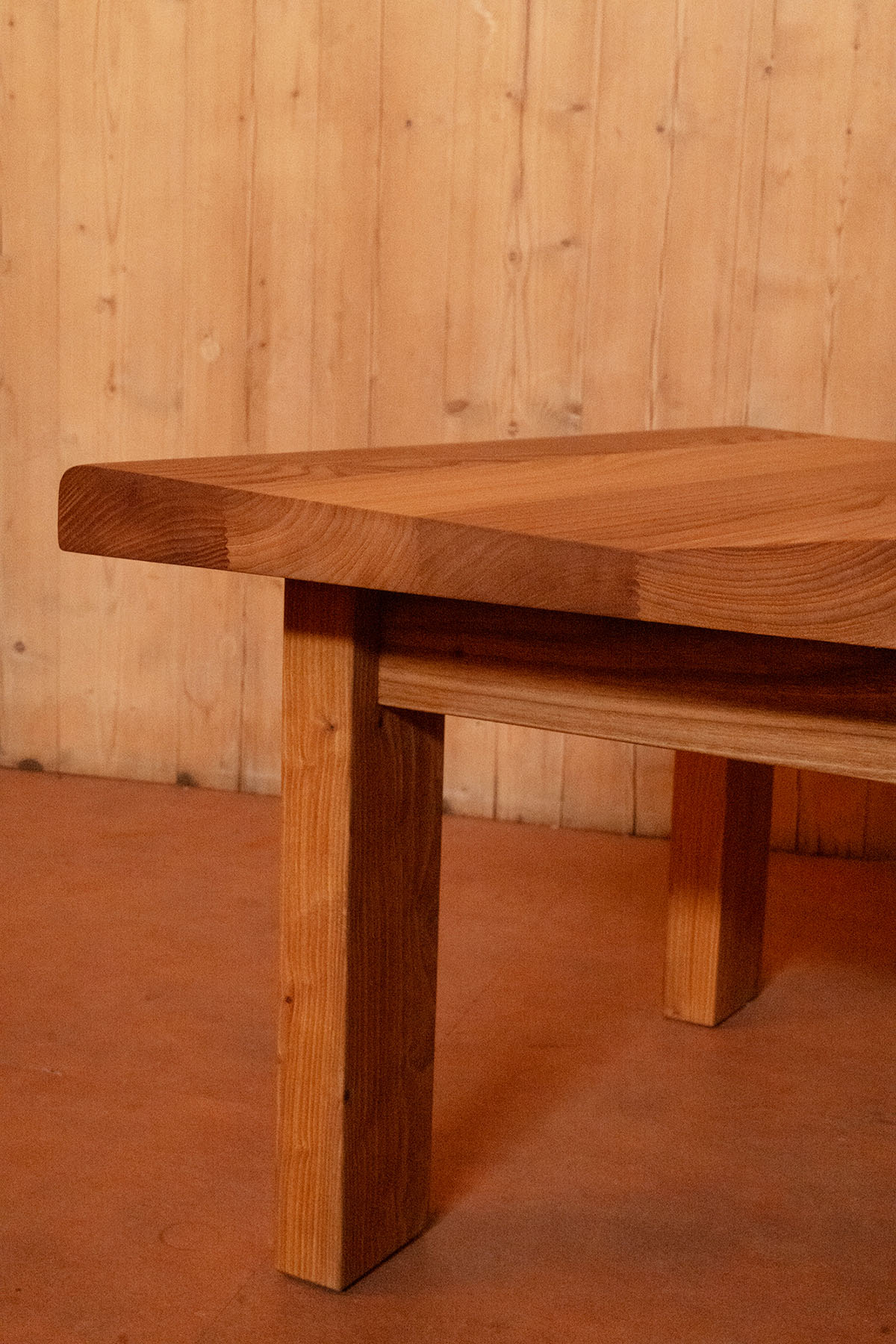Round Back Bench Straight100 35-H