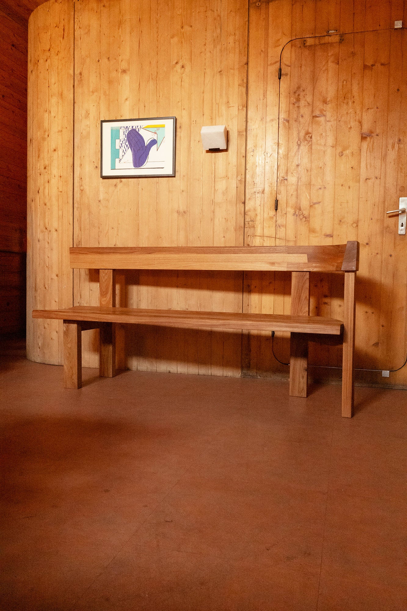 Round Back Bench Left180 S35-E