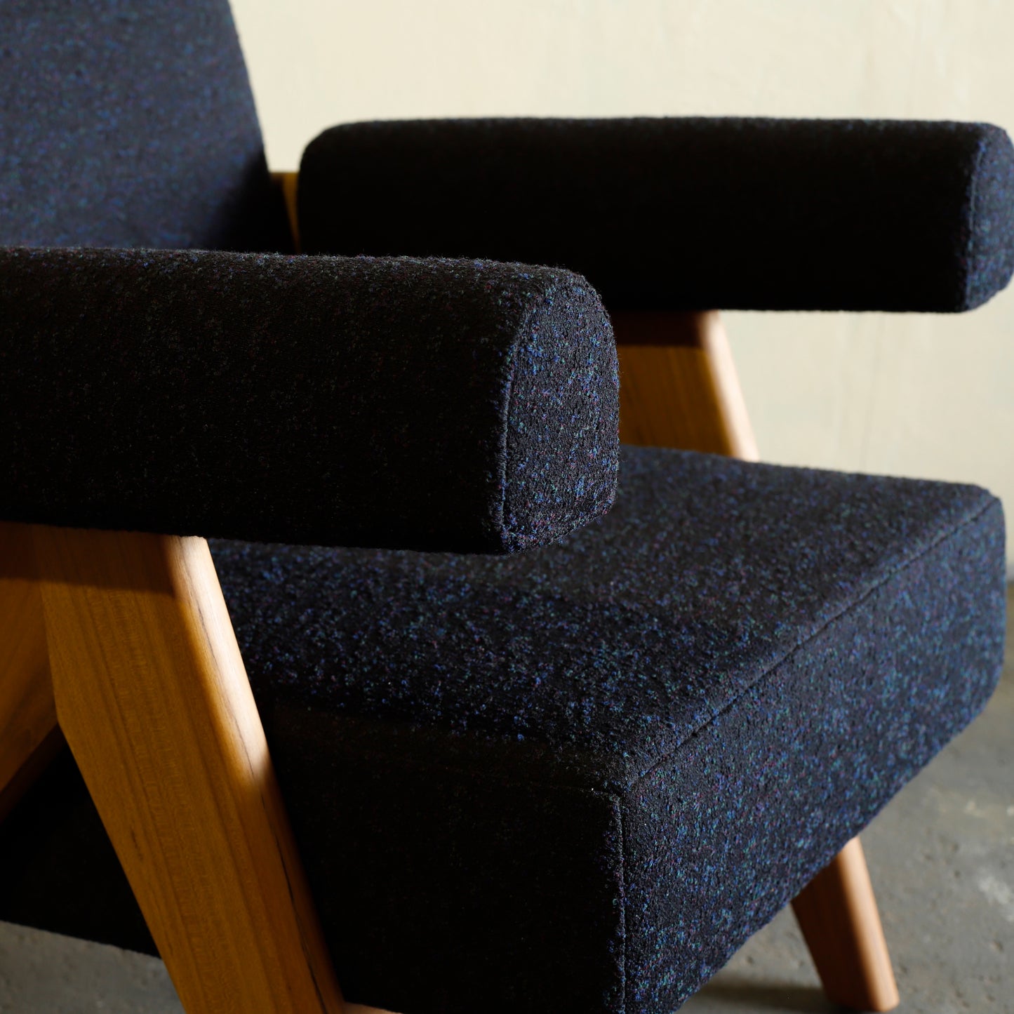 Upholstered Easy Armchair - Limited Edition Black