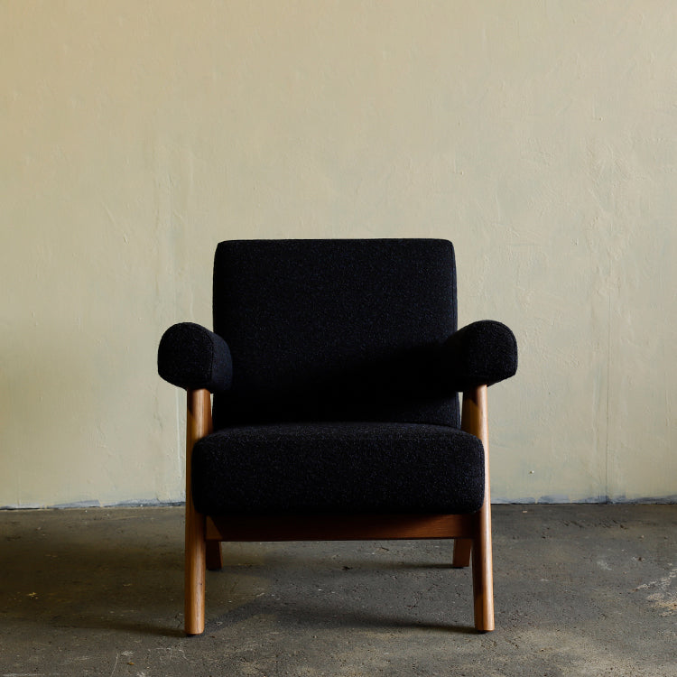 Upholstered Easy Armchair - Limited Edition Black