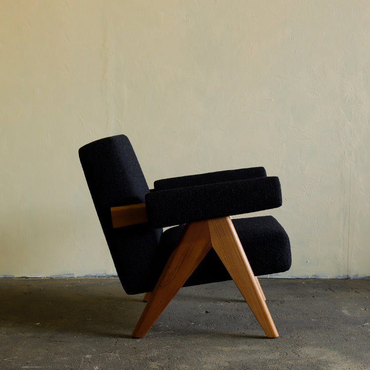 Upholstered Easy Armchair - Limited Edition Black