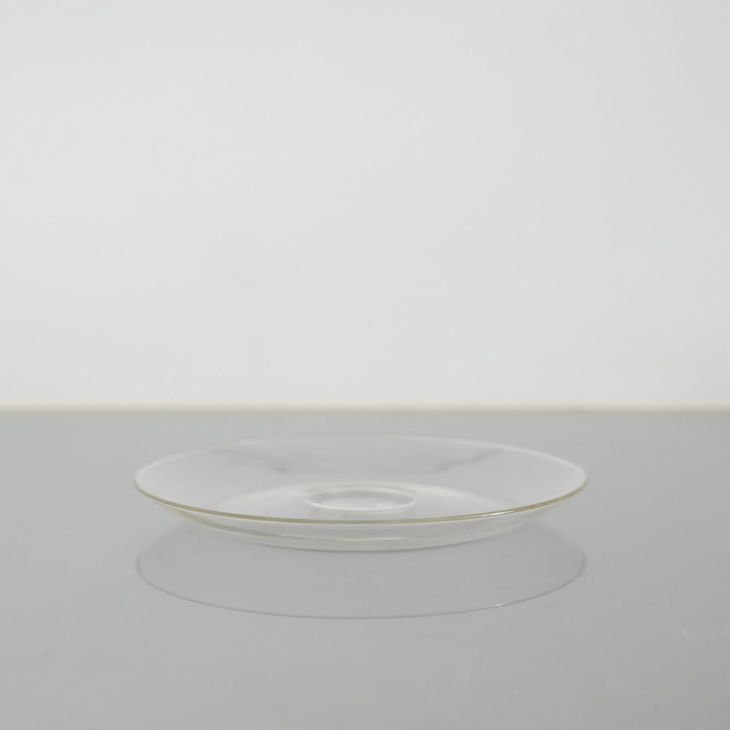 1950's Glass Cup & Saucer Designed by Wilhelm Wagenfeld : B