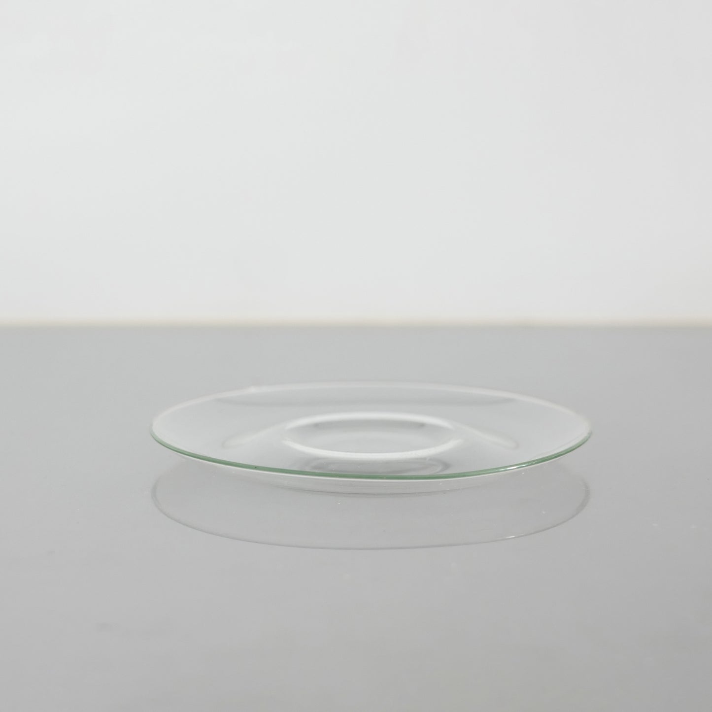 1950's Glass Cup & Saucer Designed by Wilhelm Wagenfeld : B