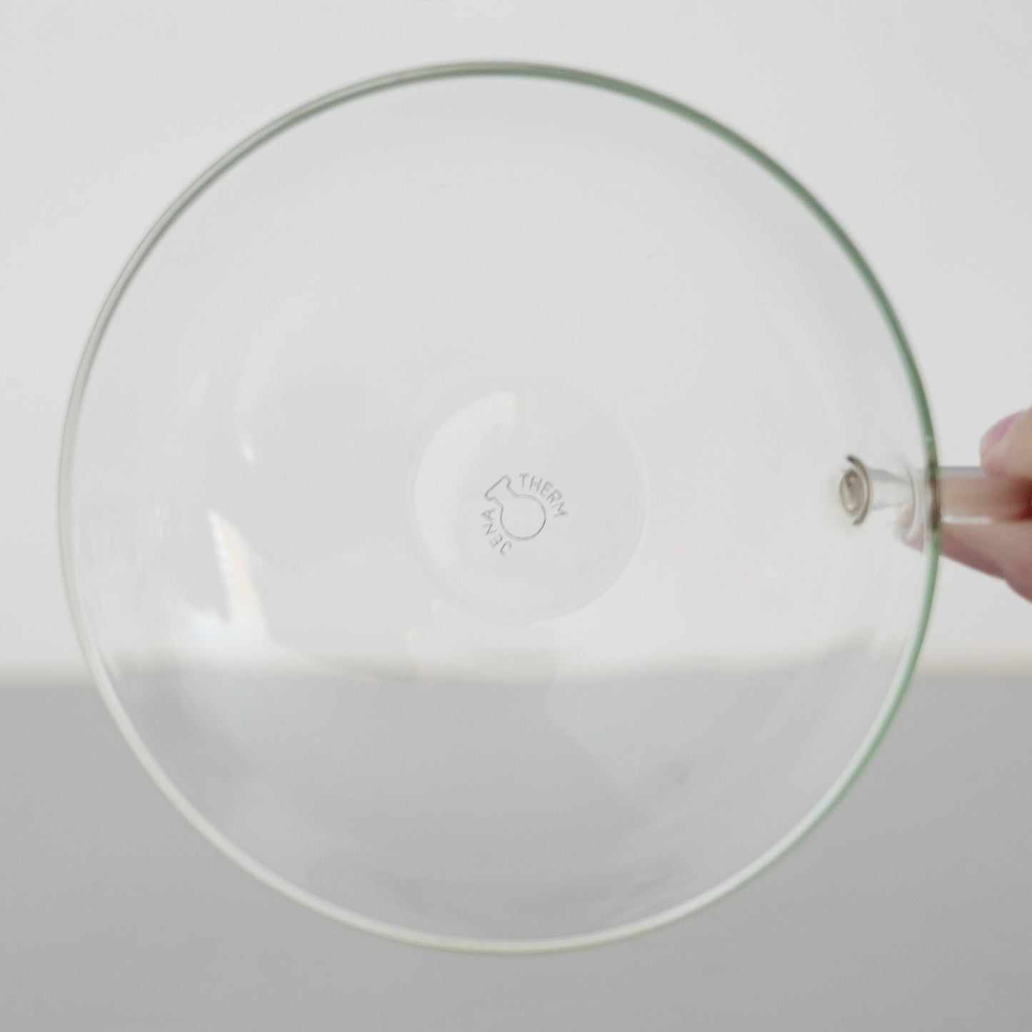 1950's Glass Cup & Saucer Designed by Wilhelm Wagenfeld : B