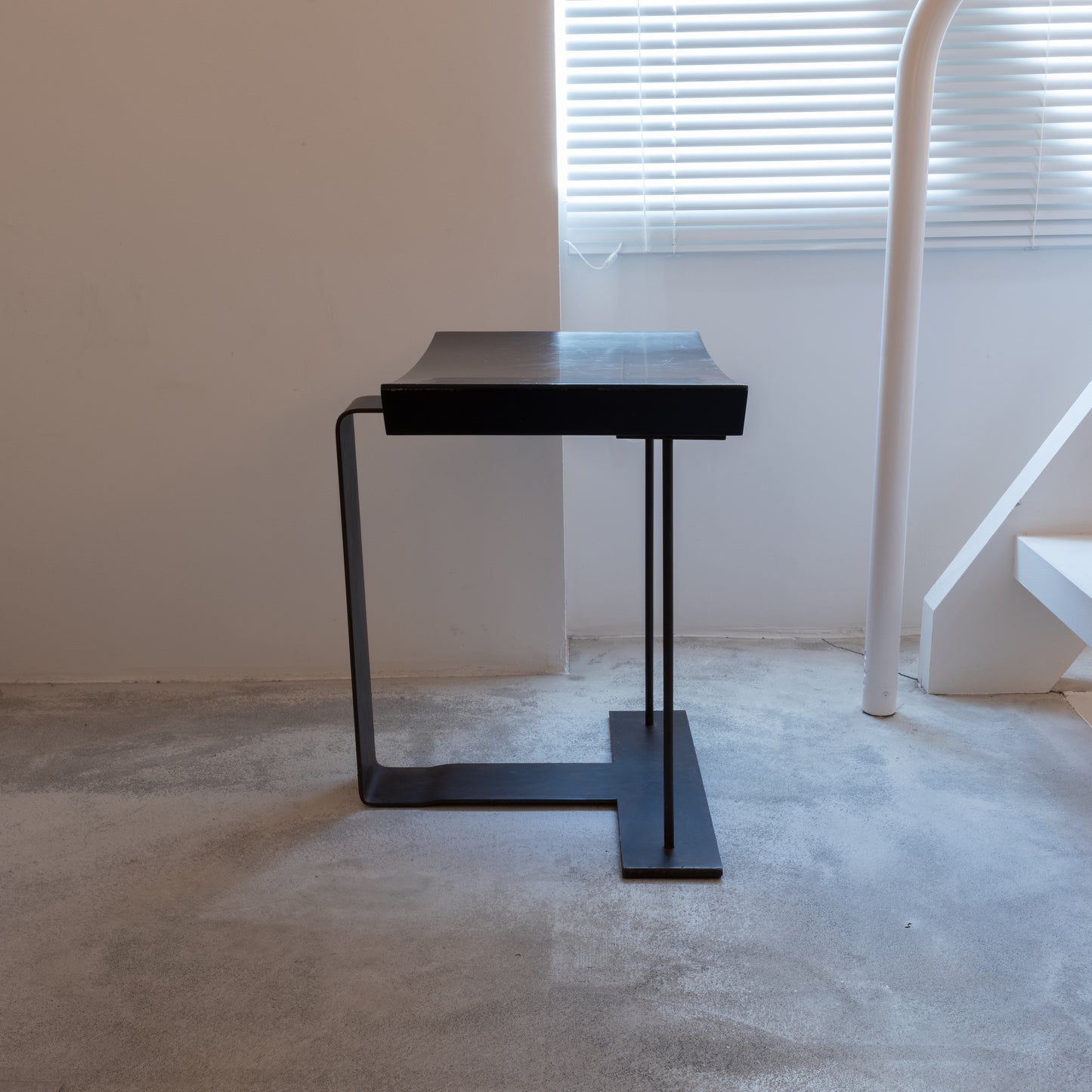Wood and Metal Stool