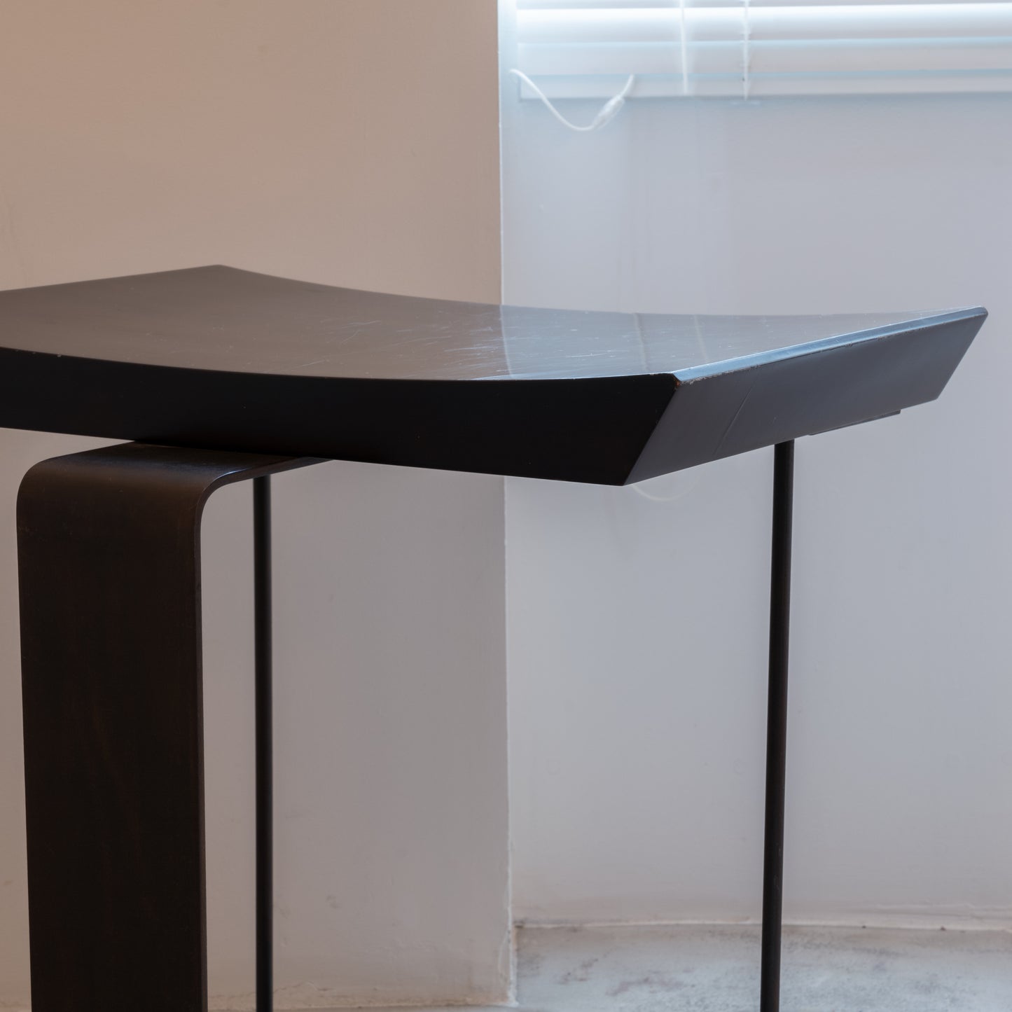 Wood and Metal Stool