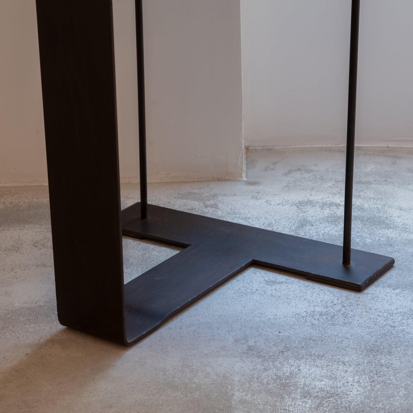 Wood and Metal Stool