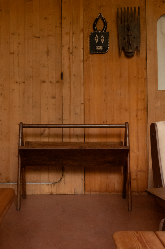 Vintage Magazine Rack by Pierre Jeanneret