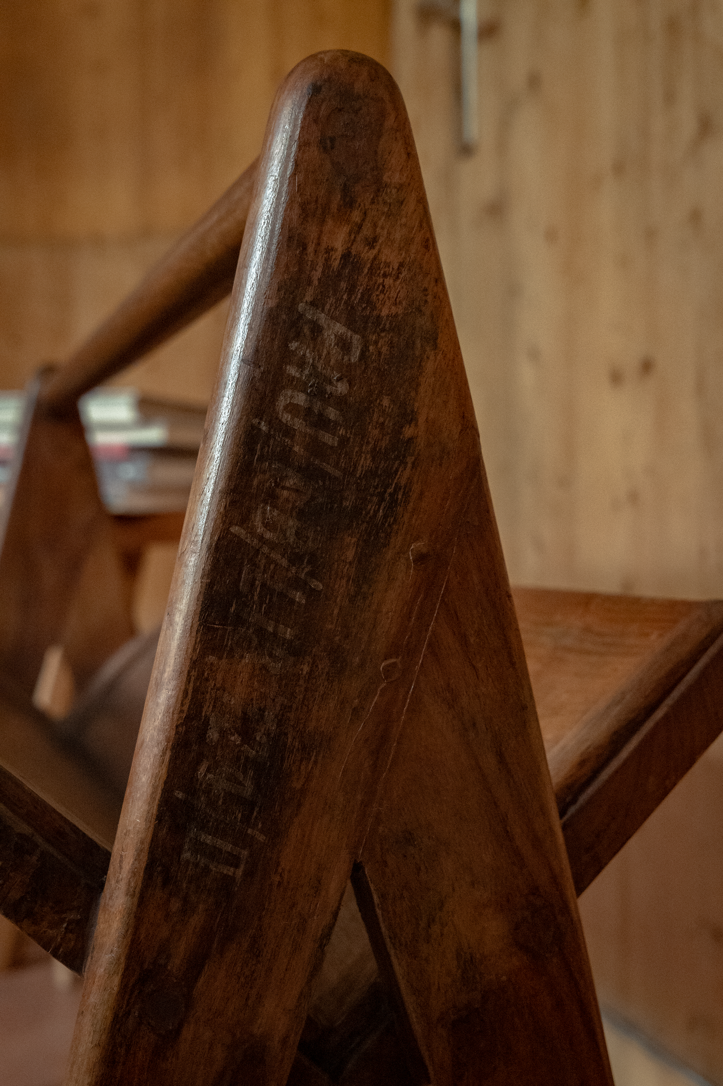 Vintage Magazine Rack by Pierre Jeanneret