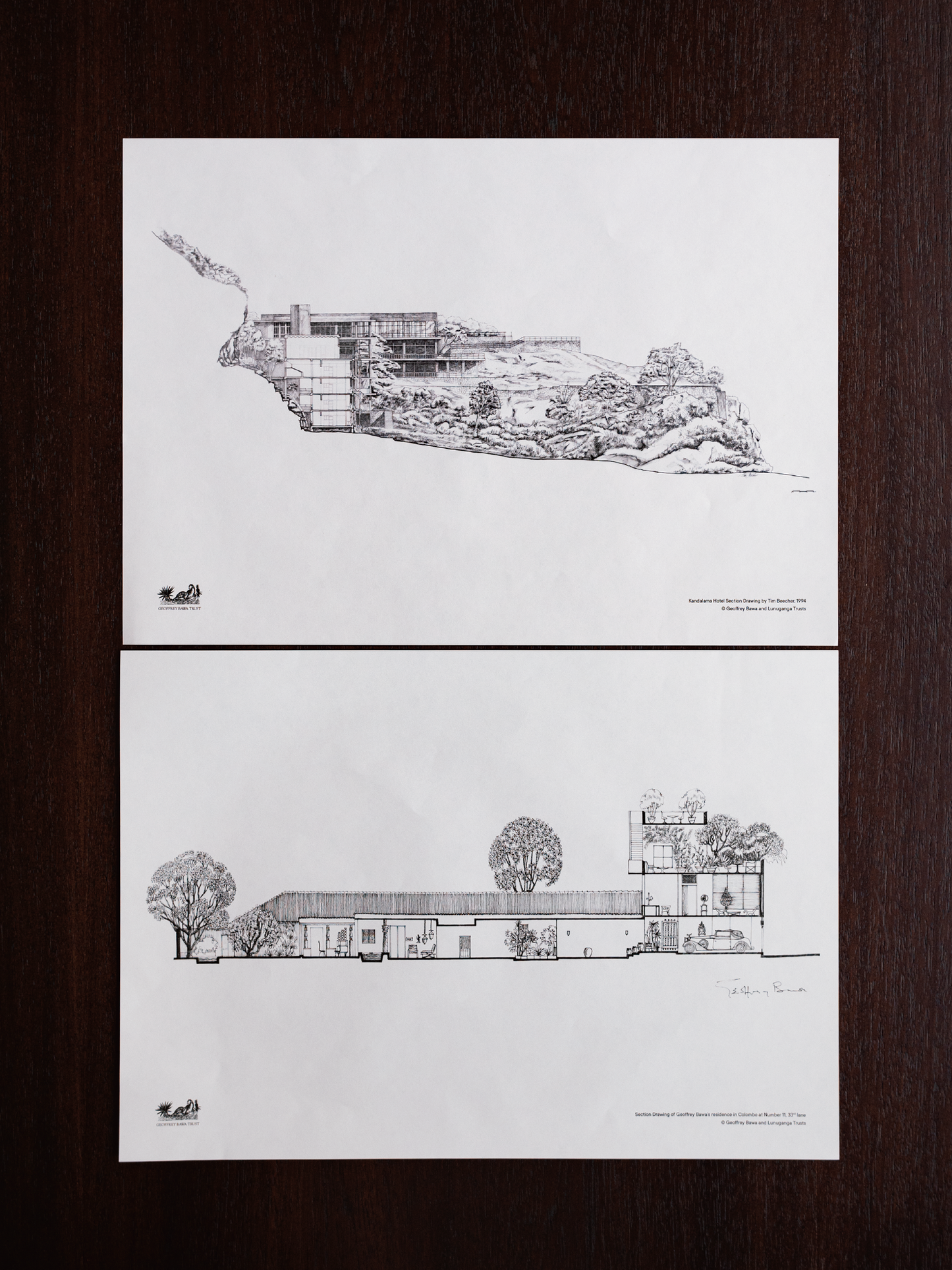 Drawing Poster - Geoffrey Bawa
