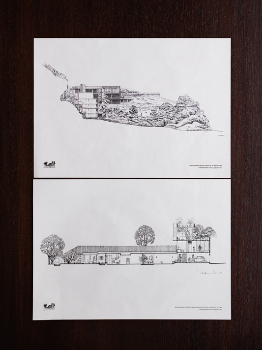 Drawing Poster - Geoffrey Bawa