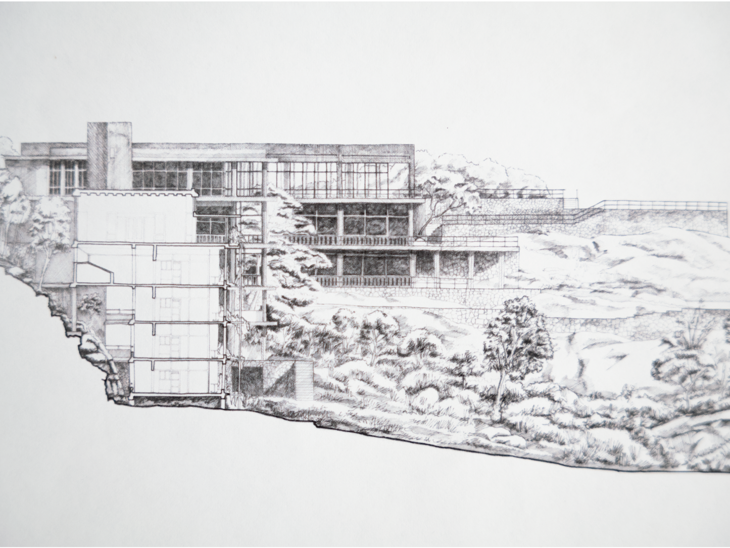 Drawing Poster - Geoffrey Bawa