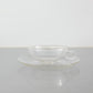 1950's Glass Cup & Saucer Designed by Wilhelm Wagenfeld : B